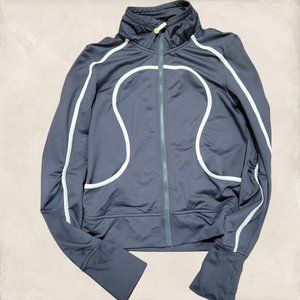 Lululemon Grey Light Running Zip-Up Size 6